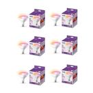 Lâmpada inteligente WiZ 120W PAR38 Color LED, pacote com 6 unidades para uso interno/externo