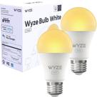 Lâmpada inteligente Wyze Lifestyle White 800LM 9,5 W, pacote com 2 Lâmpada inteligente Wyze Lifestyle White 800LM 9,5 W, pacote com 2