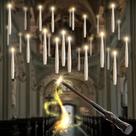 Lâmpada JOIONE Floating Candles, pacote com 12 unidades, marfim, 15 cm Lâmpada JOIONE Floating Candles, pacote com 12 unidades, marfim, 15 cm
