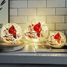 Lâmpada Kaowod Cardinal Night Light LED operada por bateria