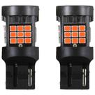 Lâmpada led 1 polo t20 36 led shocklight canbus vermelho 12v