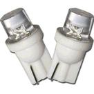 Lâmpada Led 12V T10 Importado 1 Led (Par) Branco