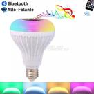 Lâmpada Led 12W E27 Rgb Colorida Com Caixa De Som Bluetooth Lâmpada Led 12W E27 Rgb Colorida Com Caixa De Som Bluetooth