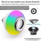 Lâmpada Led 12W E27 Rgb Colorida Com Caixa De Som Bluetooth Lâmpada Led 12W E27 Rgb Colorida Com Caixa De Som Bluetooth