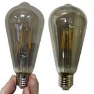 Lampada Led 30w Multi Filamento Fume Kit 2 Uni Iluminaçao Casa Quarto Sala Garagem Ambiente Branco Quente Luz
