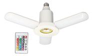 Lampada Led 36w Caixa Som Bluetooth 2 Em 1 Musica Bluetooth
