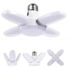Lâmpada Led 4 Pétala 28W Dobrável Branca Luz Ajustável Casa Iluminação Forte Decoração Manicure Quarto Cozinha Escritóri