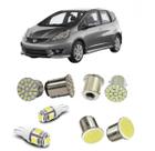 Lâmpada Led 6000 Tras Seta Ré Freio Honda Fit 2009 a 2013