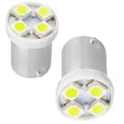 lâmpada Led 69 1 POLO BA9S 12V 4 LED SMD BR 2 Unidades