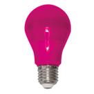 Lâmpada LED 7W Bivolt E27 Rosa