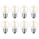 Lâmpada LED AIELIT 2W Globe Vintage 25W regulável E26 2700K 8 unidades