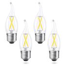 Lâmpada LED AIELIT Dimmable E26 2W 200lm 5000K CA10, pacote com 4