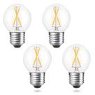 Lâmpada LED AIELIT regulável de 2 W (equivalente a 25 W) 2700K, pacote com 4