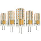 Lâmpada LED AIMEOKO G4 12V 3W branca quente 2700K Não regulável 5 unidades Lâmpada LED AIMEOKO G4 12V 3W branca quente 2700K Não regulável 5 unidades