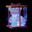 Lâmpada LED Aladdinas Teddy Bear Night Light Holográfica