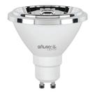 Lampada led ar70 4,8w 24 graus branco quente 2700k biv gu10 galaxy
