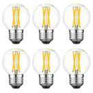 Lâmpada LED Arberlic G16.5 4W E26 400lm 4000K regulável, pacote com 6