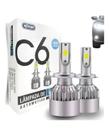 Lâmpada LED Automotiva H3 7600 Lumens 6000K Super Branca 12V Com Cooler Par