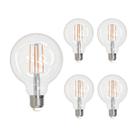 Lâmpada Led Avant Retro Clear G95 9W 4000k E27 Bivolt 5 Und