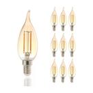 Lâmpada Led Avant Retro Vela Chama 2W 2200k E-14 220v 10 Und Lâmpada Led Avant Retro Vela Chama 2W 2200k E-14 220v 10 Und
