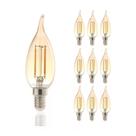 Lâmpada Led Avant Retro Vela Chama 2W 2200k E-14 220v 10 Und Lâmpada Led Avant Retro Vela Chama 2W 2200k E-14 220v 10 Und