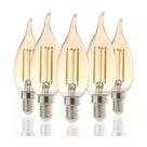 Lâmpada Led Avant Retro Vela Chama 2W 2200k E-14 220v 5 Und