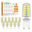 Lâmpada LED BAOMING G9 4W 450LM 6000K branca diurna 120V, pacote com 12