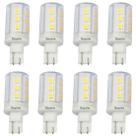 Lâmpada LED BAYSHE T10 3W 30W Halogênio 12V AC/DC 6000K, pacote com 8