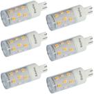 Lâmpada LED BAYSHE T10 Wedge Base 5W 2700K 12V, pacote com 6 Lâmpada LED BAYSHE T10 Wedge Base 5W 2700K 12V, pacote com 6
