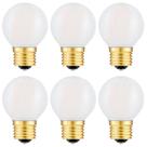 Lâmpada LED Beonllay E26 6W 2700K 60W regulável G16.5, pacote com 6