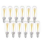 Lâmpada LED Beonllay T6 2W 4000K 200lm E12 regulável, pacote com 12