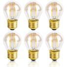 Lâmpada LED Beonllay Vintage Amber 2W 2500K E26, pacote com 6