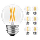 Lâmpada LED BLINGCOLOR regulável E26 4W 400LM 2700K, pacote com 6