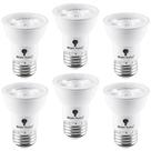 Lâmpada LED Bluex Bulbs PAR16 Long Neck 7W 500lm 4000K, pacote com 6