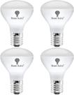 Lâmpada LED Bluex Bulbs R14 4W E17 Base regulável 5000K, pacote com 4