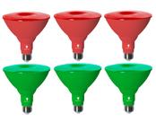 Lâmpada LED Bluex Par38 Flood Green Red 18W (pacote com 6) Lâmpada LED Bluex Par38 Flood Green Red 18W (pacote com 6)