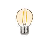 Lâmpada Led Bolinha Filamento 2W 2400K Luz Amarela Stella