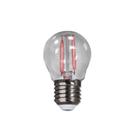 Lâmpada Led Bolinha Filamento 2W Vermelho E27 IP20 Bivolt Avant