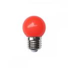 Lampada Led Bolinha Galaxy E27 1.5Wx220V Vermelho 1217 - Kit C/10