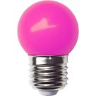Lampada Led Bolinha Galaxy E27 3Wx127V Rosa 1234 - Kit C/10