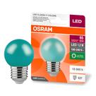 Lampada Led Bolinha Verde 1,2W 50Lm E27 Bivolt Osram Lampada Led Bolinha Verde 1,2W 50Lm E27 Bivolt Osram