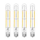 Lâmpada LED Bonlux T6.5 de filamento tubular 4W E17 regulável 6000K