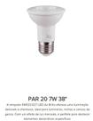 Lampada Led Brilia 7w 6500k Par20 Autovolt E27 307599
