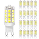 Lâmpada LED BUBO G9 3W 6000K Daylight 430lm 120V, não regulável, pacote com 20 unidades