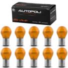 Lampada Led Bulb Ba15s 3w 12v Ambar (1141) 1 Polo (Cx)