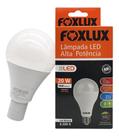 Lâmpada Led Bulbo 20w Branco-Frio 6500k Foxlux - 10 PEÇAS
