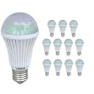 Lâmpada led bulbo 3w 127v verde e27 kit12 Lâmpada led bulbo 3w 127v verde e27 kit12