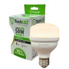 Lâmpada Led Bulbo 50w Alta Potência Bivolt Branco Quente Techluz