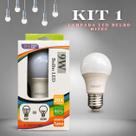 Lâmpada LED Bulbo Pera 9W Bivolt Branco Frio 6500K 560 Lumens 25.000h de Durabilidade Lâmpada LED Bulbo Pera 9W Bivolt Branco Frio 6500K 560 Lumens 25.000h de Durabilidade
