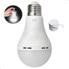 Lâmpada Led Bulbo Recarregável 9W Emergência Para Camping Bivolt Potente 3.7v